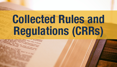 Collected Rules and Regulations